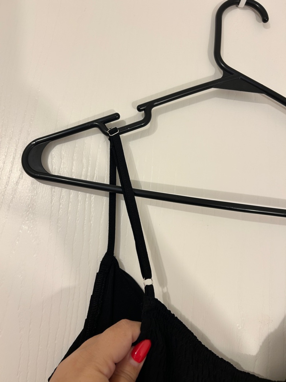 Black Draped Cowl Neck Midi Dress - Women's - Picture 8 of 8
